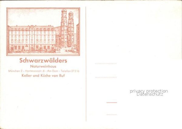 Muenchen Schwarzwälder Naturweinhaus Gastraum – Bild 2
