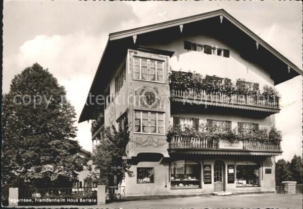 Tegernsee Fremdenheim Haus Bertele