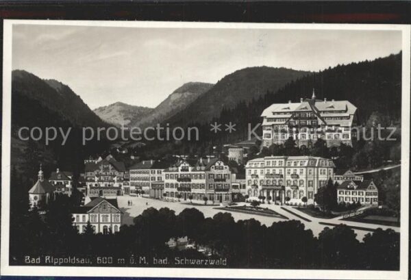 Bad Rippoldsau Schwarzwald Ortsansicht
