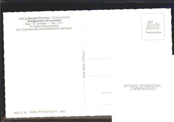 Dornhan Waldpension Braunhalde – Bild 2