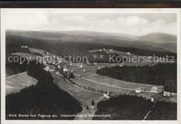 Kniebis Freudenstadt Fliegeraufnahme