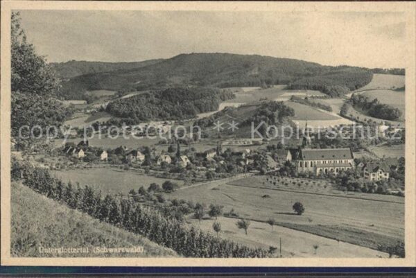 Unterglottertal Panorama mit Kirche