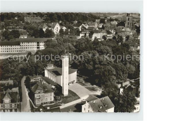 Homberg Efze Kirche Fliegeraufnahme