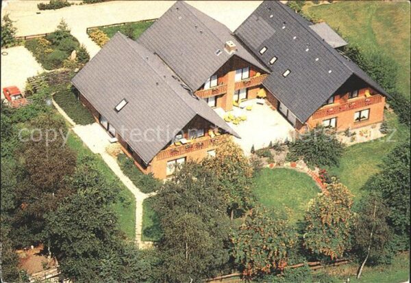 Hermannsburg Fliegeraufnahme Gästehaus Marten