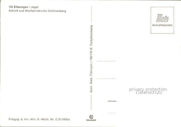 Ellwangen Jagst Fliegeraufnahme Schloss und Wallfahrtsk – Bild 2