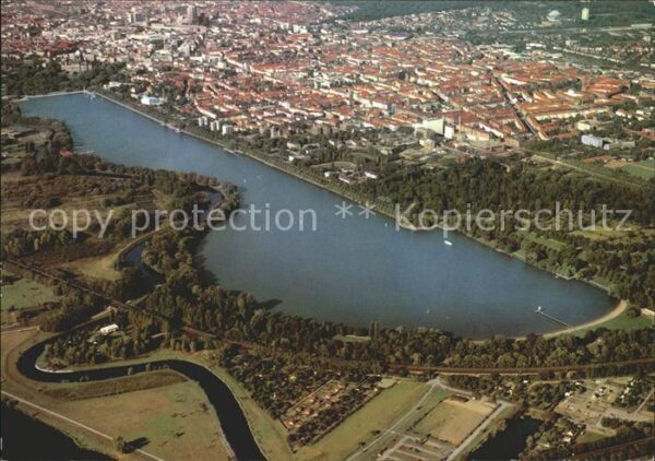 Hannover Fliegeraufnahme mit Maschsee