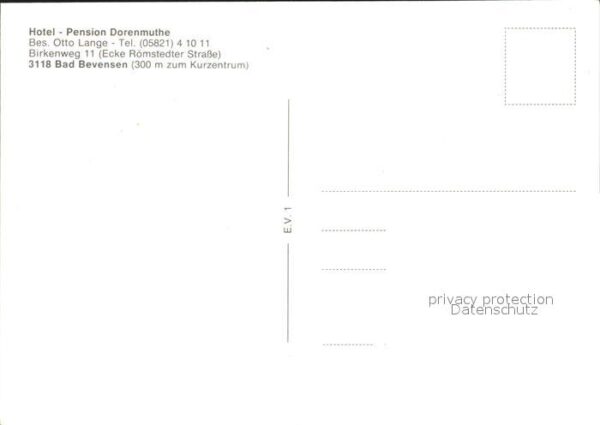 Bad Bevensen Hotel Pension Dorenmuthe – Bild 2