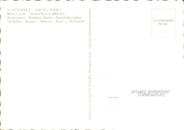 Hintersee Allgaeu Hotel Post – Bild 2