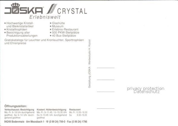 Bodenmais Joska Crysta Restaurant Kristallkunst – Bild 2