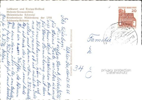 Malente-Gremsmuehlen Krankenhaus Mühlenberg der LVA – Bild 2