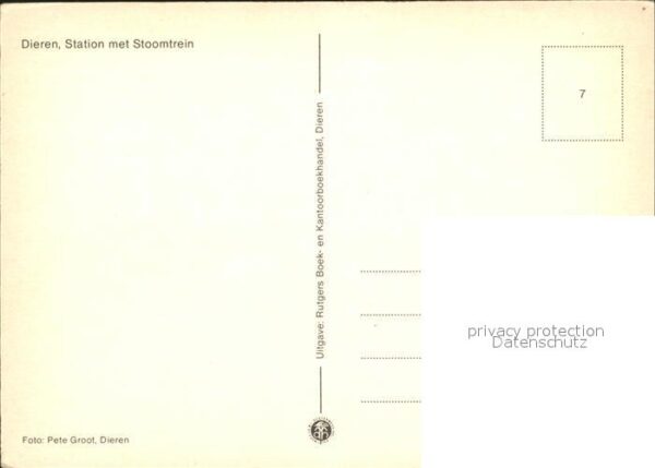 Dieren Bahnhof mit Zug – Bild 2
