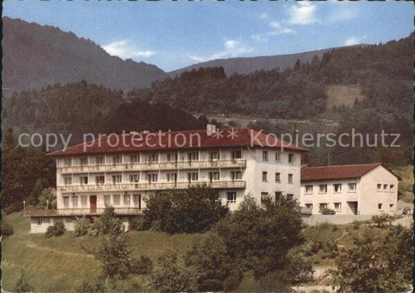 Ottenhoefen Schwarzwald Sanatorium Albertshöhe