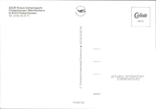 Frickenhausen Main AZUR Knaus Campingplatz – Bild 2