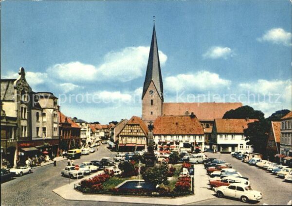 Eutin Markt mit Kirche