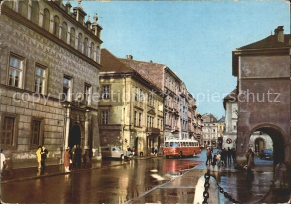 Krakow Krakau Strassenpartie