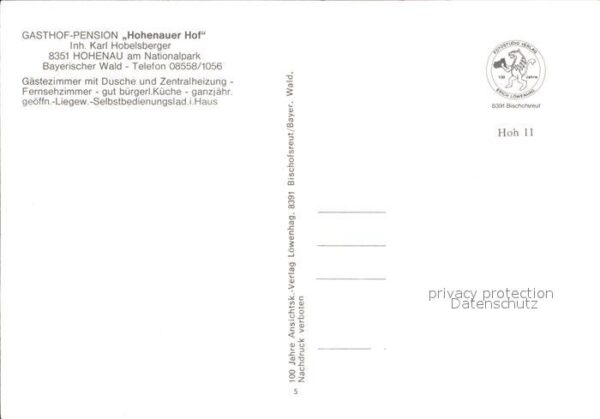 Hohenau Niederbayern Gasthaus Pension Hohensauer Hof – Bild 2