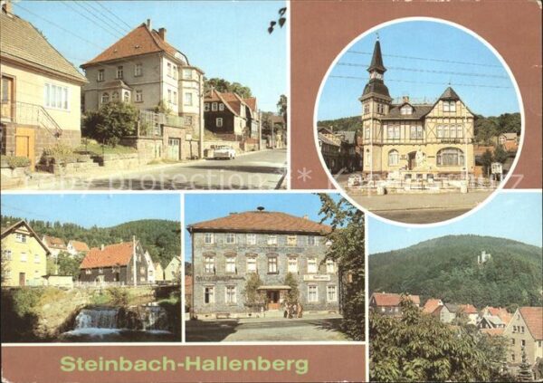 Steinbach-Hallenberg Kinderkurheim Dillergasse Ruine Hallenb