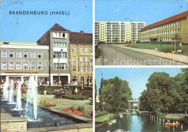 Brandenburg Havel Kaufhaus Magnet Brecht-Oberschule Schle