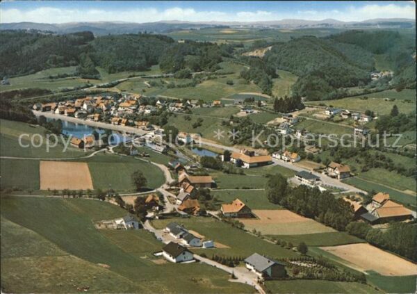 Edersee Niederwerbe Fliegeraufnahme