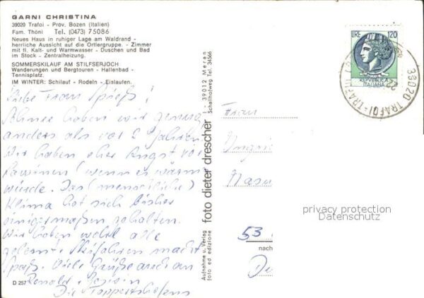 Trafoi Suedtirol Garni Christina – Bild 2