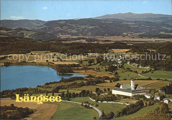 Kaernten Längsee Fliegeraufnahme