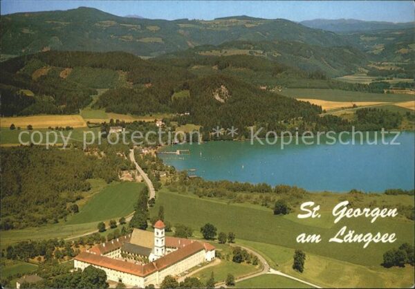 St Georgen am Steinfeld am Längsee Fliegeraufnahme