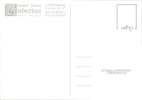 Zillertal Tirol Gasthaus Pension Hubertus – Bild 2
