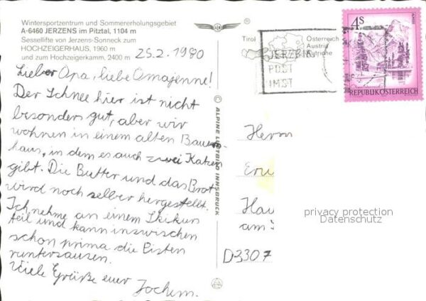 Jerzens Hochzeigerhaus Skigebiet – Bild 2