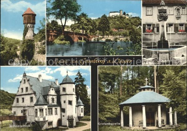 Gamburg Wasserschloß Grafenkapelle Burg