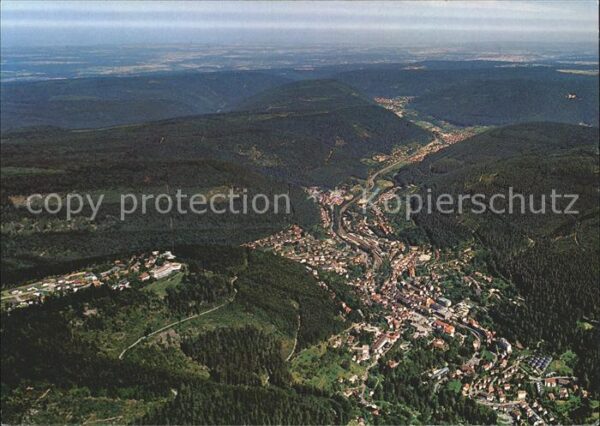 Wildbad Schwarzwald Fliegeraufnahme