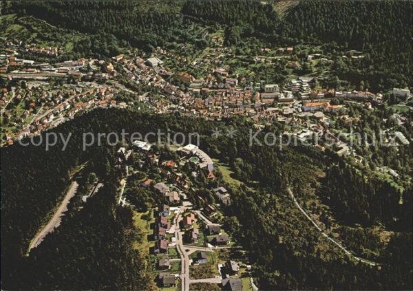 Wildbad Schwarzwald Fliegeraufnahme