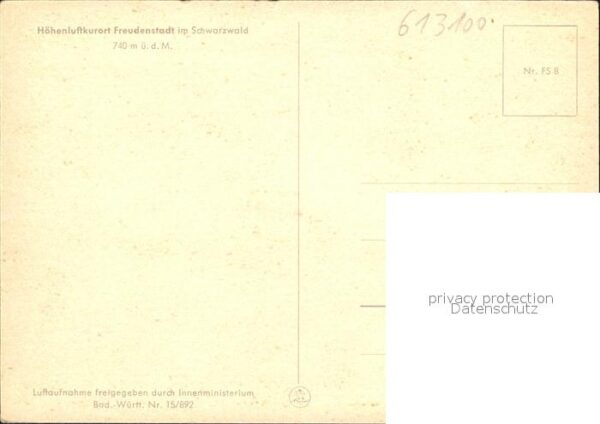 Freudenstadt Fliegeraufnahme – Bild 2