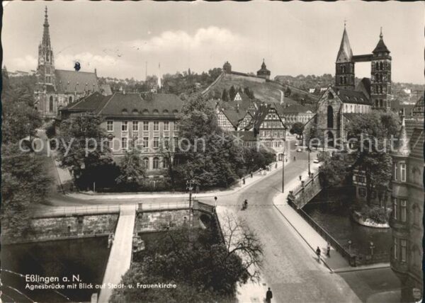 Esslingen Neckar Agnesbrücke Frauenkirche