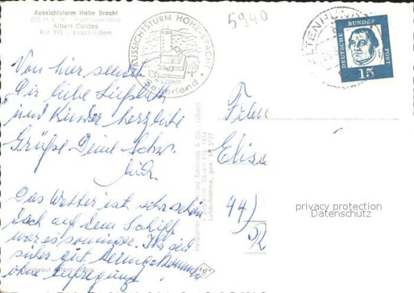 Hohe Bracht Fliegeraufnahme Aussichtsturm – Bild 2
