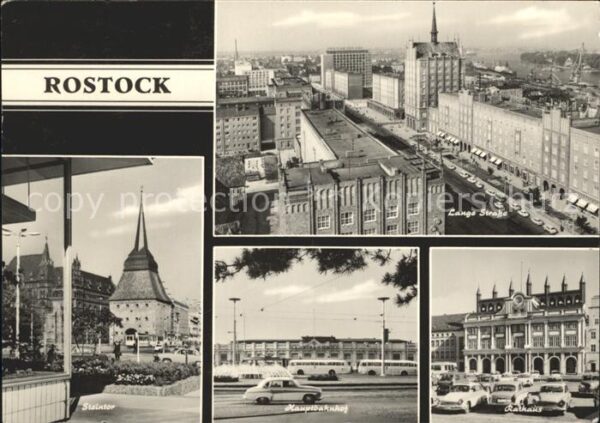 Rostock Lange Strasse Rathaus Steintor