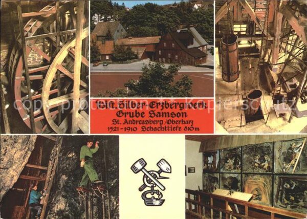 St Andreasberg Harz Silber- Erzbergwerk Gruba Samson