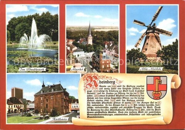 Rheinberg Mühle Markt Rathaus