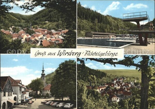 Wirsberg Schwimmbad und Ortspartie