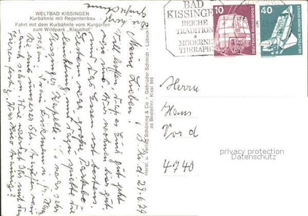 Bad Kissingen Kurbähnle mit Regentenbau – Bild 2