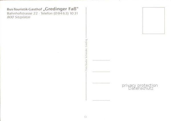 Greding Gasthaus Gredinger Fass – Bild 2