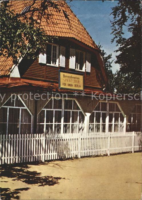 Kloster Hiddensee Ferienheim Inselbar
