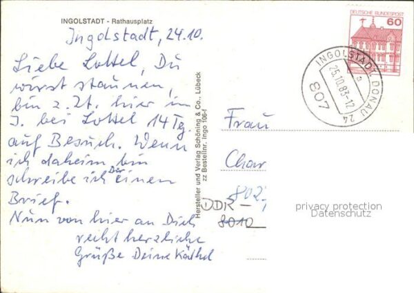 Ingolstadt Donau Rathausplatz – Bild 2