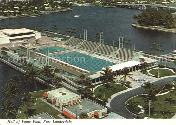 Fort Lauderdale Fliegeraufnahme Hall of Fame Pool