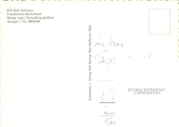 Bad Heilbrunn Fremdenheim Bartholomä – Bild 2