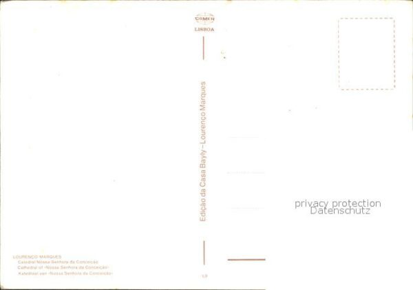 Lourenco-Marques Mosambique Kathedrale – Bild 2