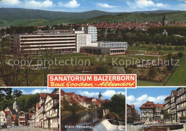 Allendorf Bad Sooden Sanatorium Balzerborn Klein-Venedig Rhe