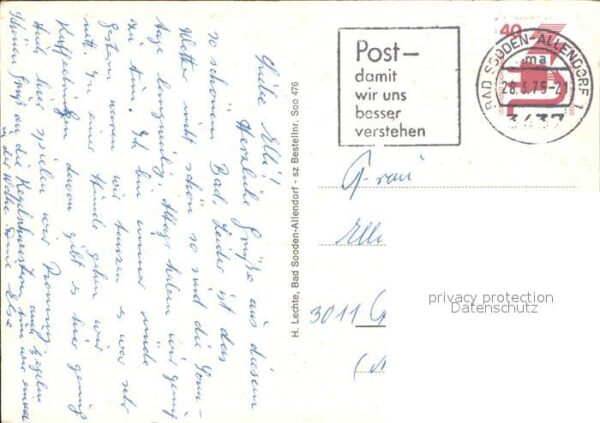 Allendorf Bad Sooden Sanatorium Balzerborn Klein-Venedig Rhe – Bild 2