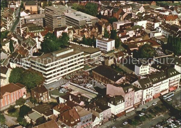 Siegburg Fliegeraufnahme Rathaus Krankenhaus