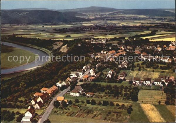 Fuerstenberg Weser Fliegeraufnahme