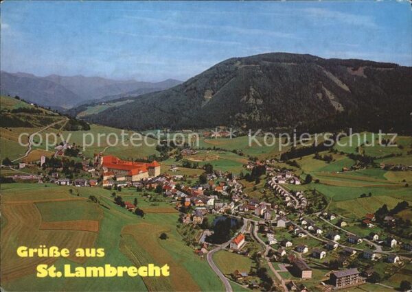 Steiermark St. Lambrecht Fliegeraufnahme